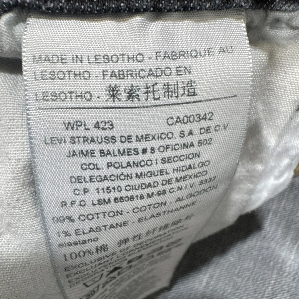 Men's Levi's S40196 Blue Denim Jeans‎ 34x32 Straight S51